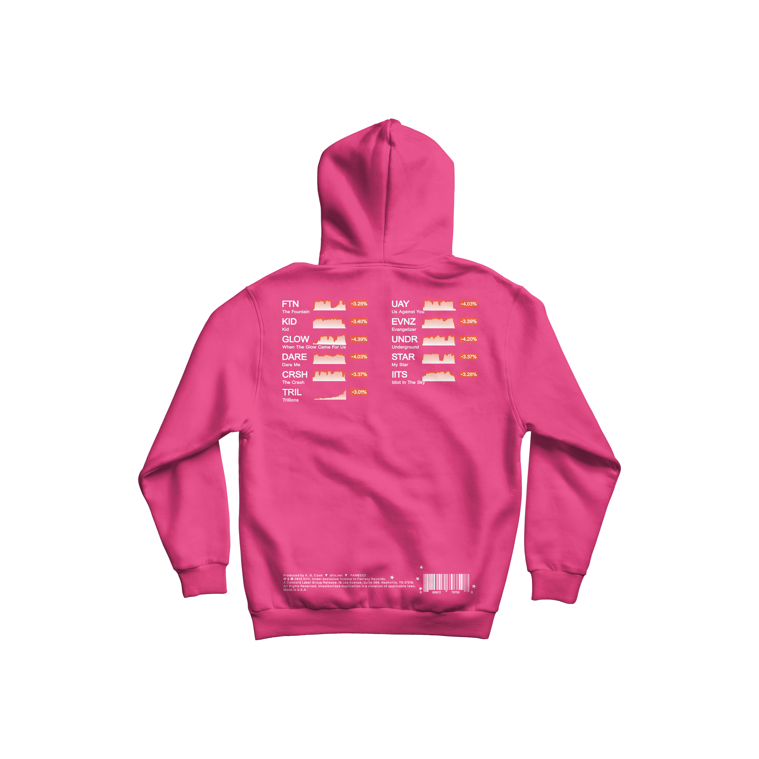 DIIV "ZIRP!" HOODIE - Alternative