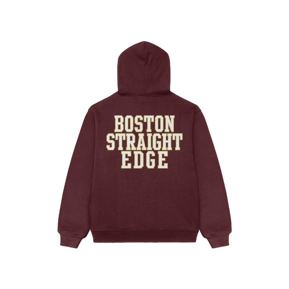 HAVE HEART "BOSTON STRAIGHT EDGE" HOODIE (BURGUNDY) - Alternative